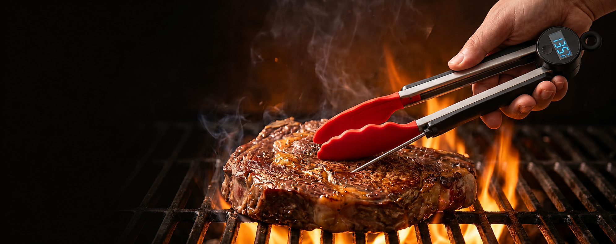 KINGEAR meat thermometer and BBQ temperature guide collection